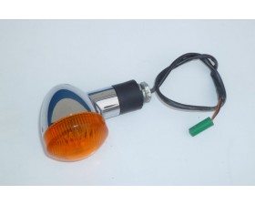 BLINKR ZADNÍ LEVÝ CHROM - JAWA 300CL, PÉRÁK + MODEL 42 - (ZÁNOVNÍ DÍL)